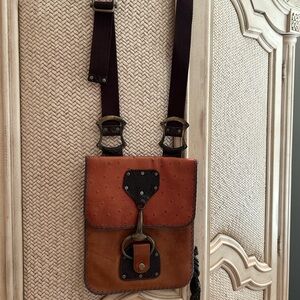 Vintage Bisonte Crossbody Bag